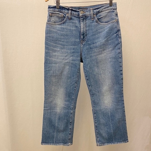 Lucky Brand 12 High Rise Jeans Crop Mini Boot Bridgette Womens Stretch - Picture 14 of 16
